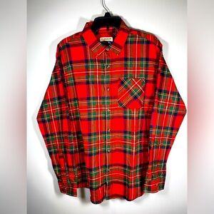 Classic Red Plaid Men's Magellan Shirt